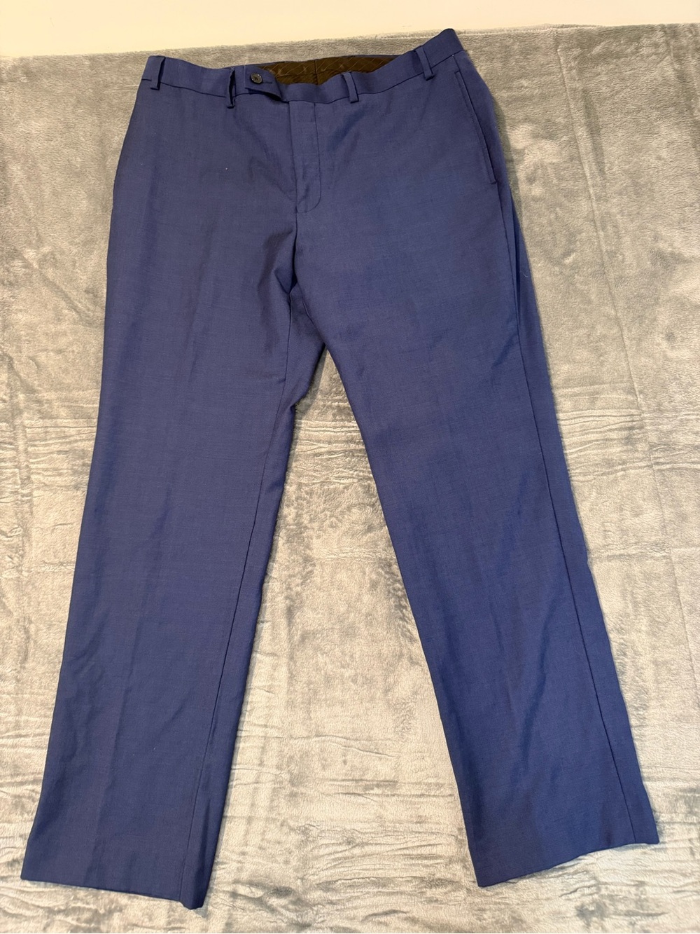 Men's Navy Dress Pants - Classic Tailored Fit 36x30